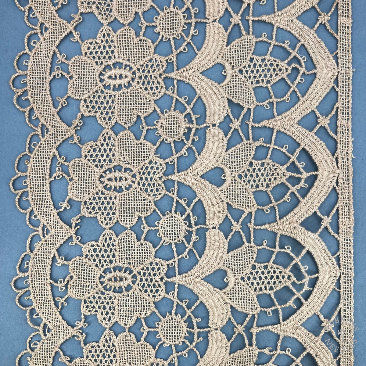 Antique Floral Guipure Wide Lace Border – By the Meter