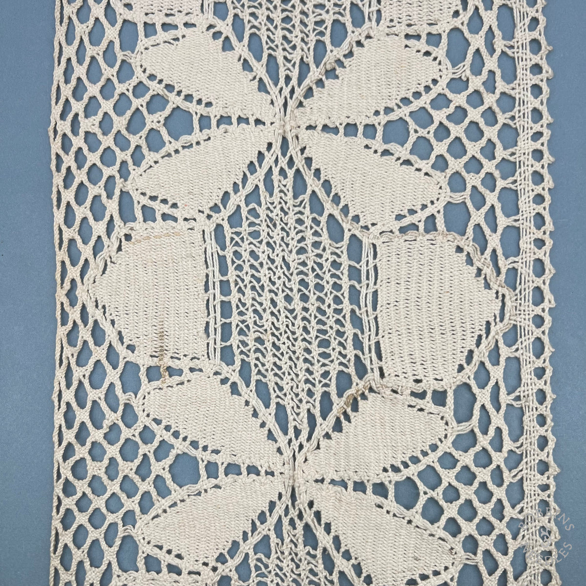 Antique Handmade Bobbin Lace Insertion – 24 cm Wide | By the Meter