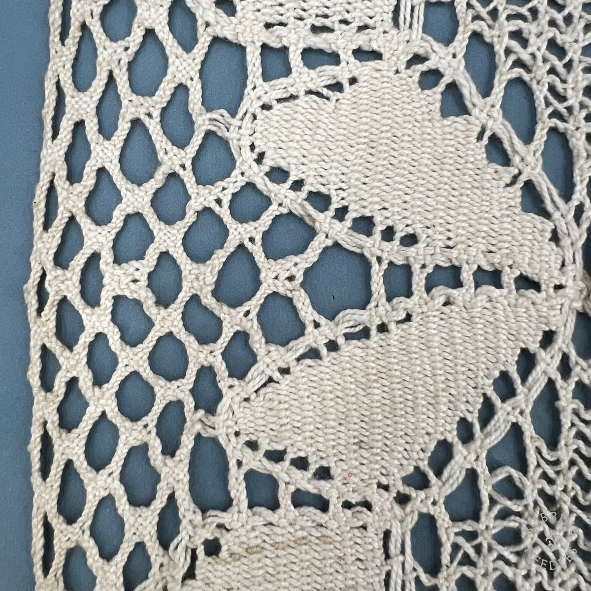 Antique Handmade Bobbin Lace Insertion – 24 cm Wide | By the Meter