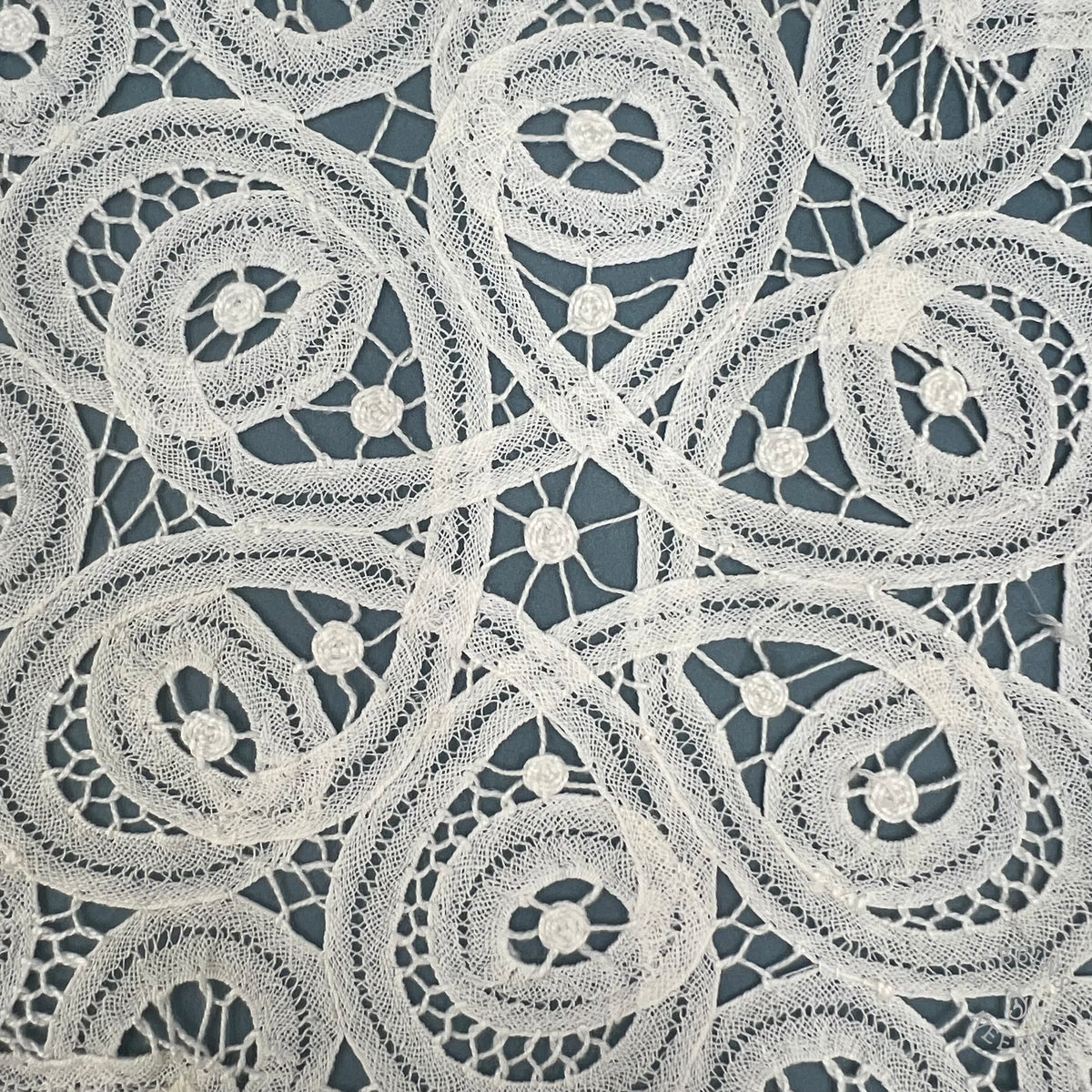 Antique Handmade Brussels Style Tape Lace Doilies – Set of 2