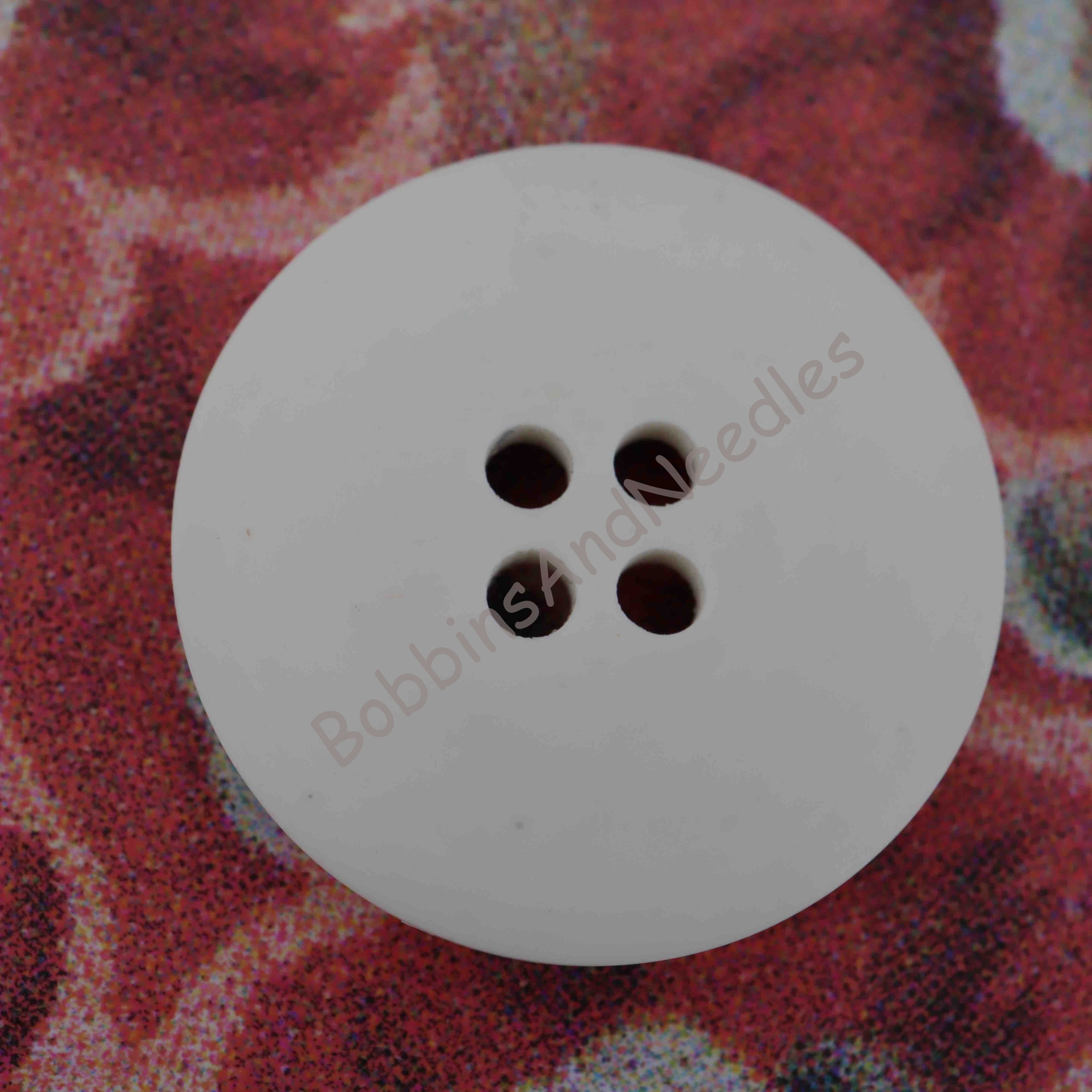 10 Vintage Casein Buttons Ø 25 mm with Recessed Center