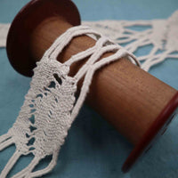 Handmade Hemp Lace Trim - Bobbins&Needles