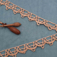 Handmade Hemp Lace Trim - Bobbins&Needles